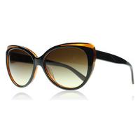 DKNY 4125 Sunglasses Black and Brown 363913