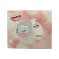 dkny be delicious fresh blossom gift set 50ml edp 100ml body lotion