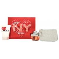 DKNY My NY Gift Set 50ml EDP Spray + 100ml Body Wash + Purse