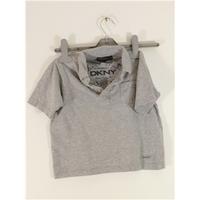 DKNY Boys T-Shirt Size 3 Months Featuring Dove Grey