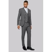 DKNY Slim Fit Light Grey Prince of Wales Check Jacket