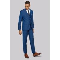 DKNY Slim Fit Electric Blue Tonic Twill Jacket