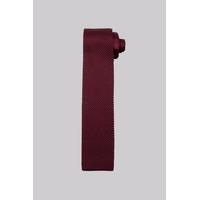 DKNY Wine Knitted Silk Skinny Tie