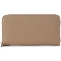dkny beige natural saffiano leather wallet womens purse wallet in beig ...