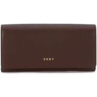 dkny carryal wallet in bordeaux leather womens purse wallet in red