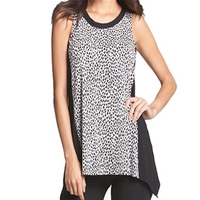 dkny drop hem vest animal dkny drop hem vest