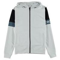 DKNY Logo Zipped Hoodie