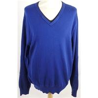 DKNYJeans Size XXL High Quality Blue And Black Knitted Jumper