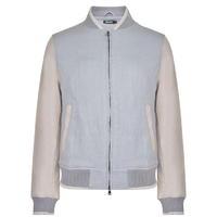 dkny sleeve varsity jacket