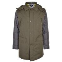 dkny two tone parka