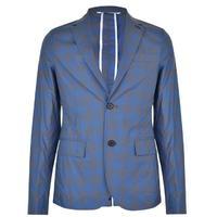 dkny check blazer