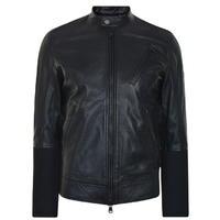 dkny panel biker jacket