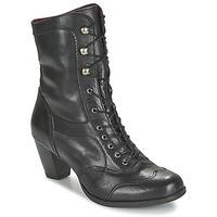 dkode vylma womens low ankle boots in black