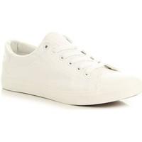 Dk Bia?e Ekoskóra Sznurowane Pó?trampki women\'s Shoes (Trainers) in white