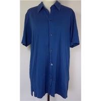 dkny size m blue blouse