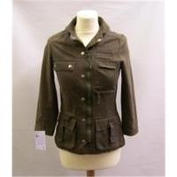 dkny jeans size s brown casual jacket coat