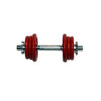 DKN 10kg Red Cast Iron Champion Dumbbell