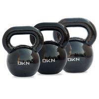DKN 20, 24 and 28kg Cast Iron Kettlebell Set