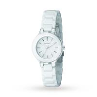 dkny ladies stanhope ceramic watch