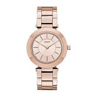 DKNY Stanhope ladies\' rose gold-plated bracelet watch