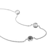 dkny stainless steel stone set logo beads nj1732040