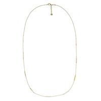 dkny ladies gold plated long linked bar necklace nj2141710