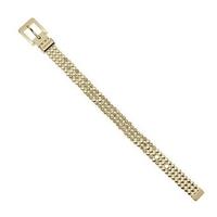 dkny gold plated cubic zirconia set expandable bracelet nj1924040