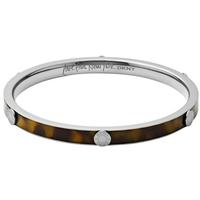 DKNY Stainless Steel Brown Plastic Narrow Bangle NJ1888040