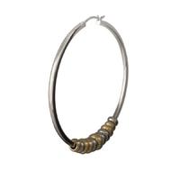 DKNY Stainless Steel Gold Plated Rings Hoops NJ1977040