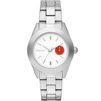 DKNY Ladies Stainless Steel Round White Dial Bracelet Watch NY2131