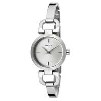 DKNY Ladies Stainless Steel Half Bangle Round Silver Dial NY8540