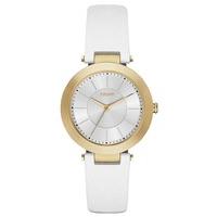 dkny ladies white strap watch ny2295