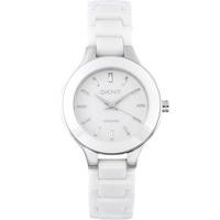 dkny ladies chambers white ceramic bracelet watch ny4886