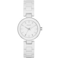 dkny ladies white ceramic watch ny2354