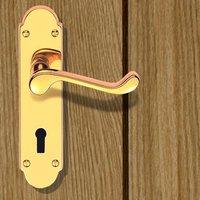 DL168 Oakley Suite Lever Lock Door Handles