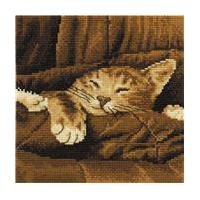 DMC Sleepy Cat Cross Stitch Kit