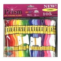 DMC Prism Friendship Bracelet Floss Craft Threads Jumbo Pack Assorted Colours