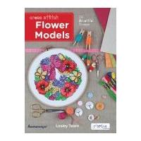 dmc flower models cross stitch pattern book