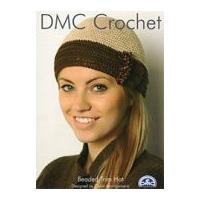 DMC Ladies Beaded Trim Hat Petra Crochet Pattern