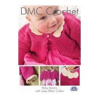 DMC Baby Bolero With Lace Effect Collar Petra Crochet Pattern