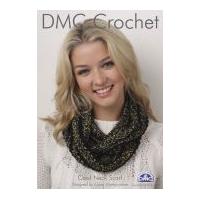 DMC Ladies Cowl Neck Scarf Natura Crochet Pattern 4 Ply