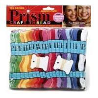 DMC Prism Friendship Bracelet Craft Threads Jumbo Pack Assorted Colours