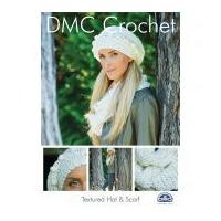 DMC Ladies Textured Hat & Scarf Crochet Pattern