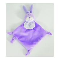 DMC Ready To Cross Stitch Baby Rabbit Soft Toy Purple