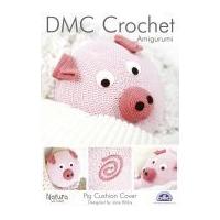 DMC Home Pig Cushion Cover Natura Crochet Pattern 4 Ply