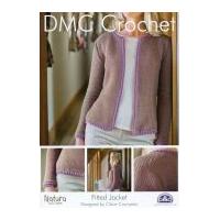 DMC Ladies Fitted Jacket Natura Crochet Pattern 4 Ply