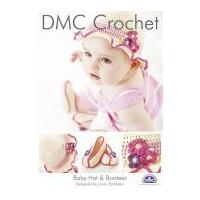 DMC Baby Hat & Booties Petra Crochet Pattern