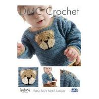 DMC Baby Motif Sweater Natura Crochet Pattern 4 Ply