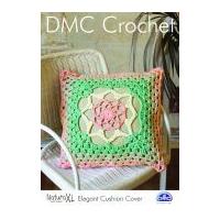 DMC Elegant Cushion Cover Natura Crochet Pattern Super Chunky