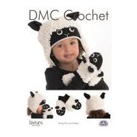 DMC Childrens Animal Hat & Matching Mittens Natura Crochet Pattern 4 Ply